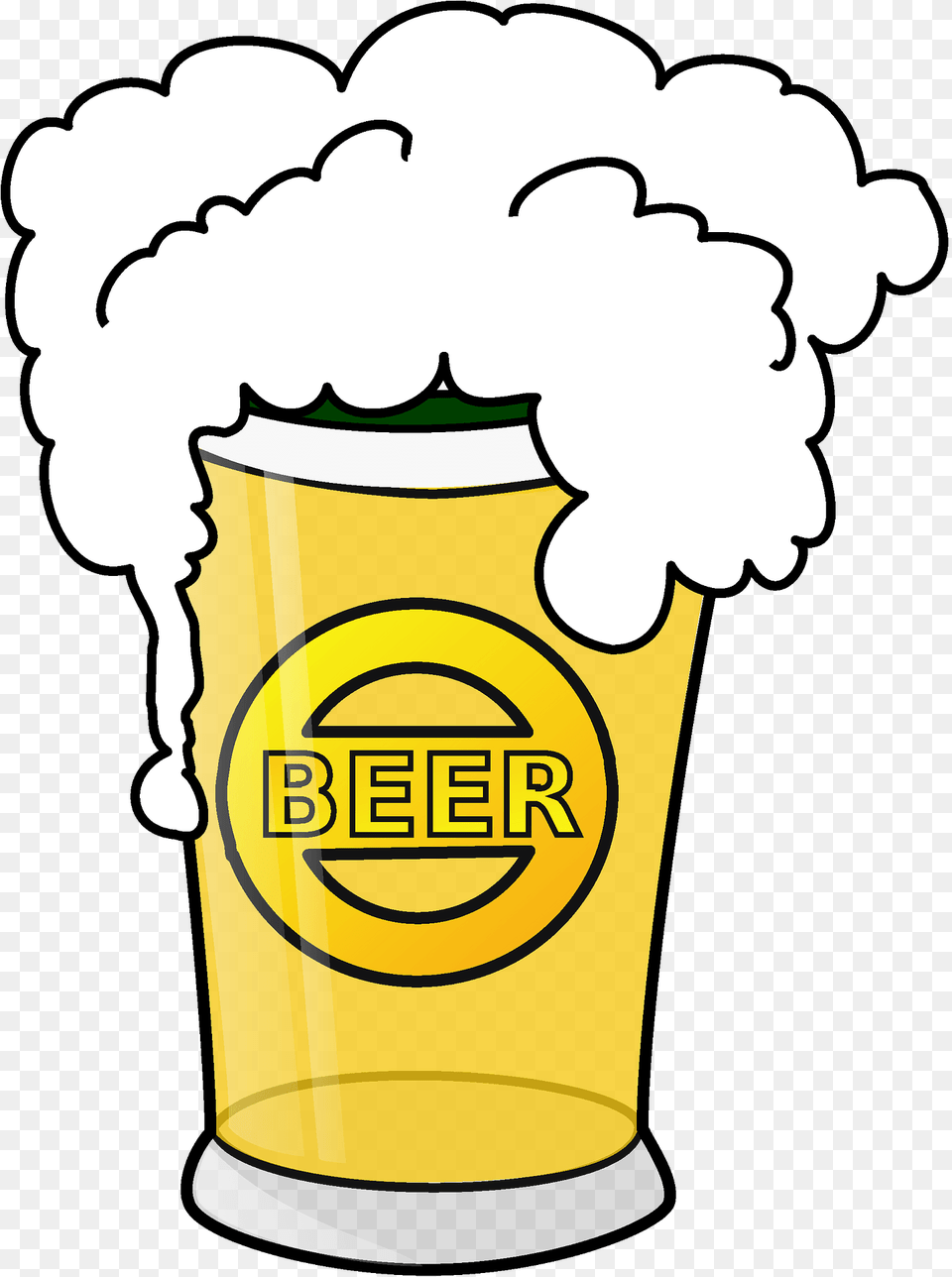 Beer Clipart, Alcohol, Lager, Glass, Beverage Png Image