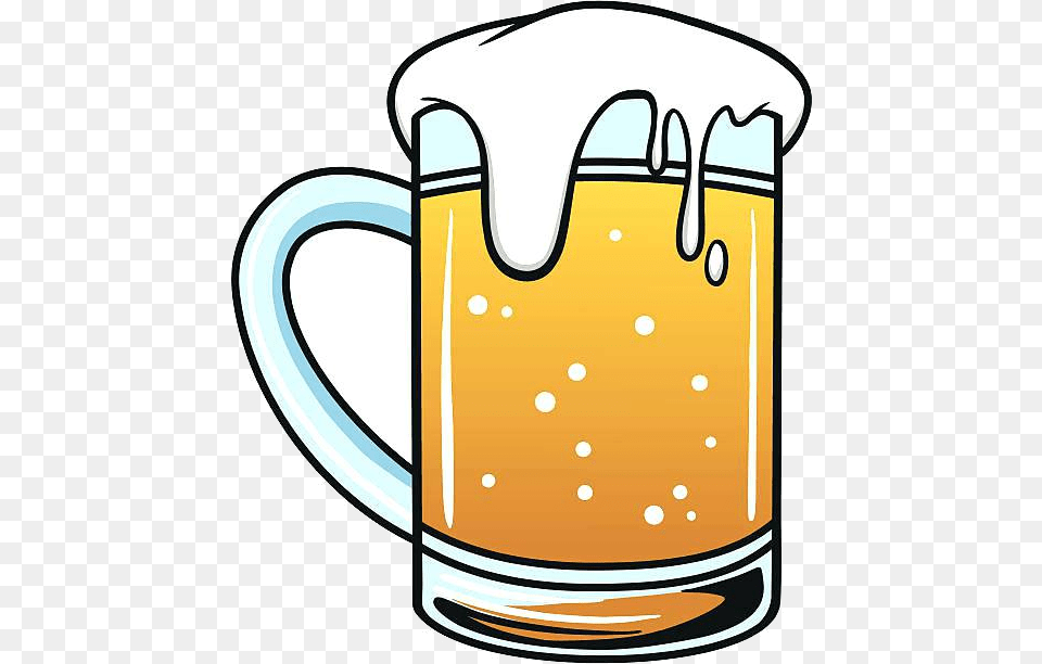 Beer Clipart At For Personal Use Glass Of Beer Cartoon, Alcohol, Beverage, Cup, Lager Free Png Download