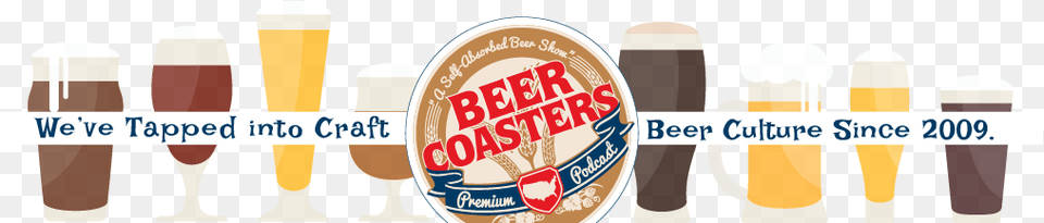 Beer Coasters Podcast Beer, Alcohol, Beverage, Lager, Logo Png Image