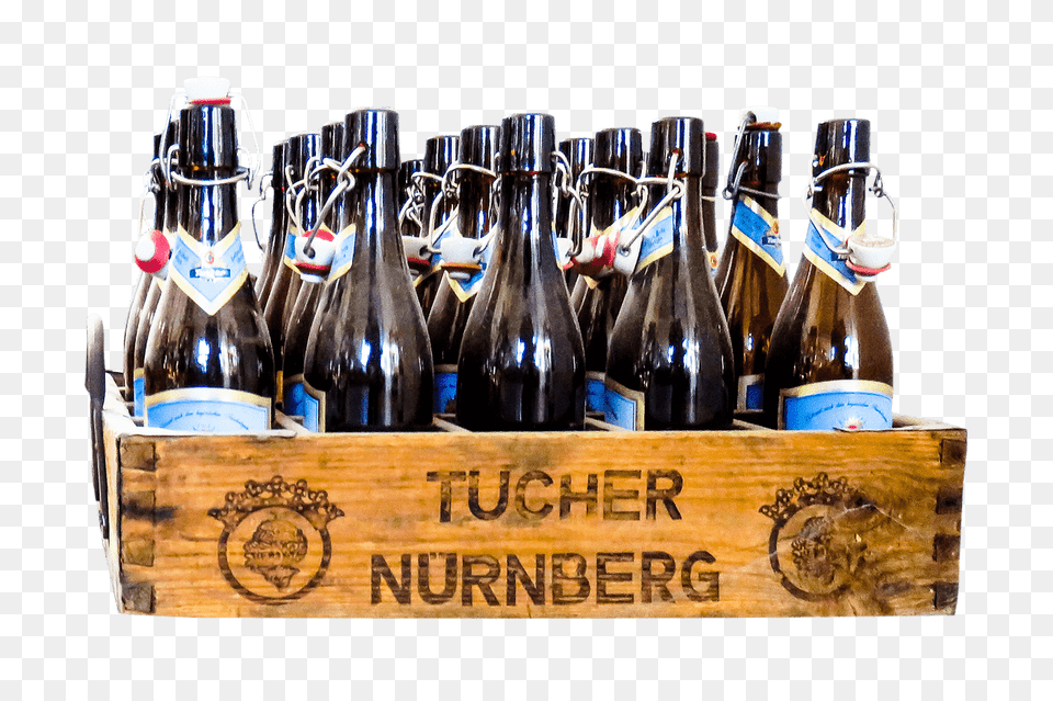 Beer Crate, Alcohol, Beer Bottle, Beverage, Bottle Png Image