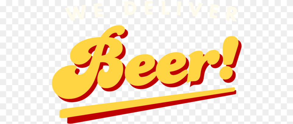 Beer Delivery Header Lettering Peruibest, Text Free Png Download