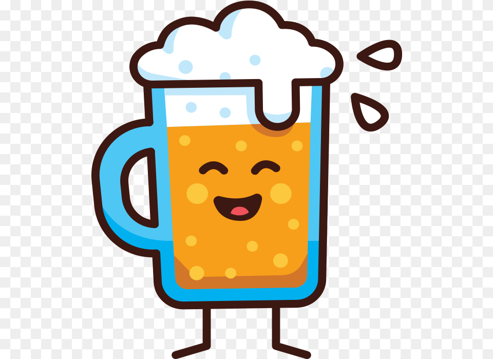 Beer Doodle, Cup, Glass, Alcohol, Beverage Png Image