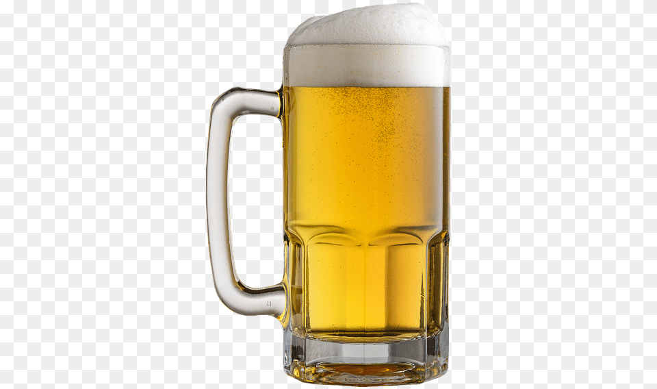 Beer Drink Glass Refreshment Alcohol Bar Biere Dans Un Verre, Beverage, Cup, Stein, Beer Glass Free Png Download