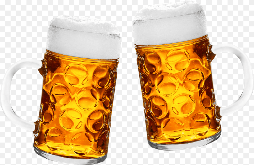 Beer Duo, Alcohol, Beer Glass, Beverage, Cup Png