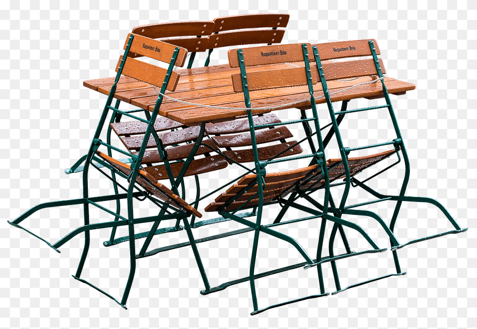 Beer Garden Furniture, Wood, Chair, Table Png