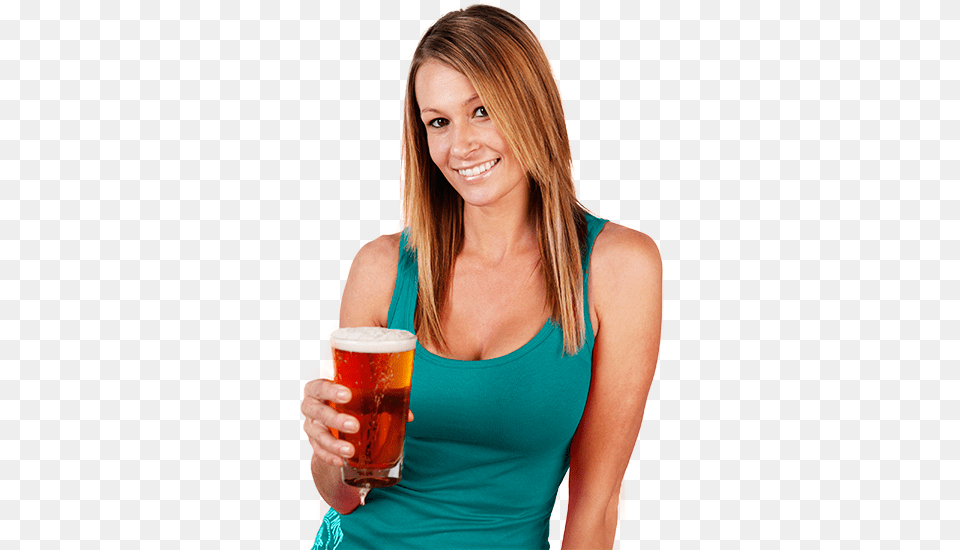 Beer Girl Woman Drinking Beer, Glass, Alcohol, Beverage, Beer Glass Png