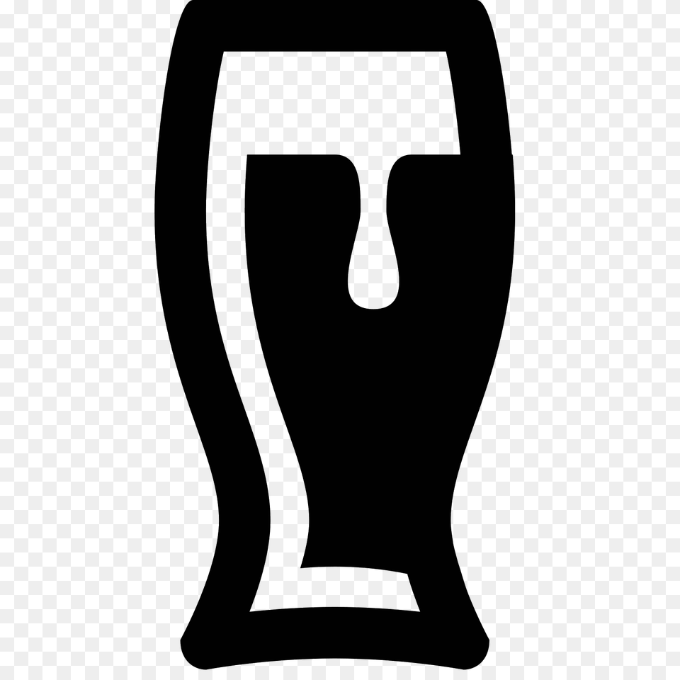 Beer Glass, Gray Png