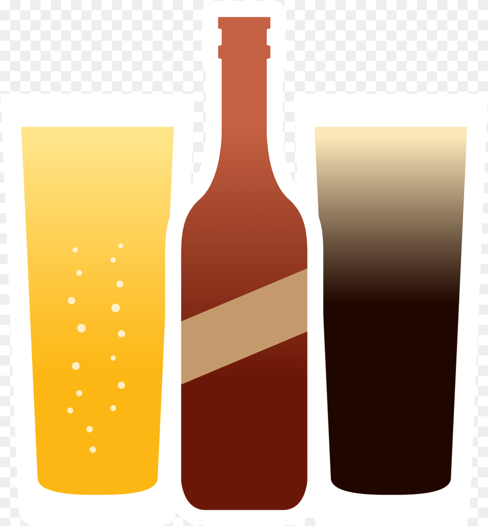 Beer Glass Bottle, Alcohol, Beverage, Liquor, Ketchup Png Image