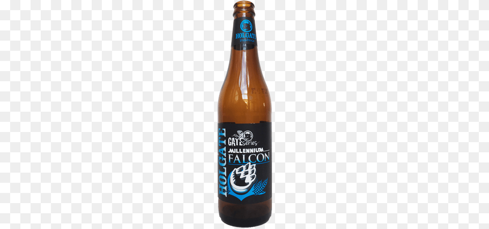 Beer Holgate Brewhouse Millennium Falcon Holgate Millennium Falcon X, Alcohol, Beer Bottle, Beverage, Bottle Png Image