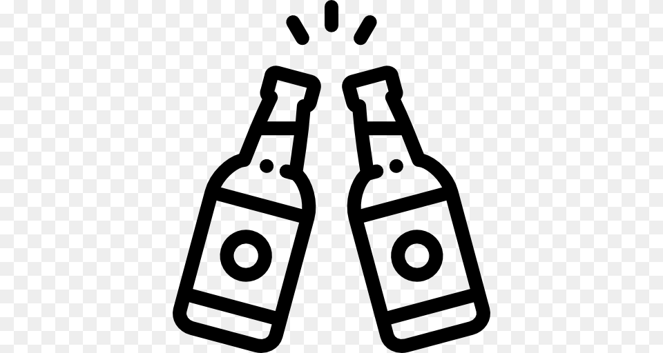 Beer Icon Night Party Freepik, Alcohol, Beverage, Bottle, Beer Bottle Free Png Download