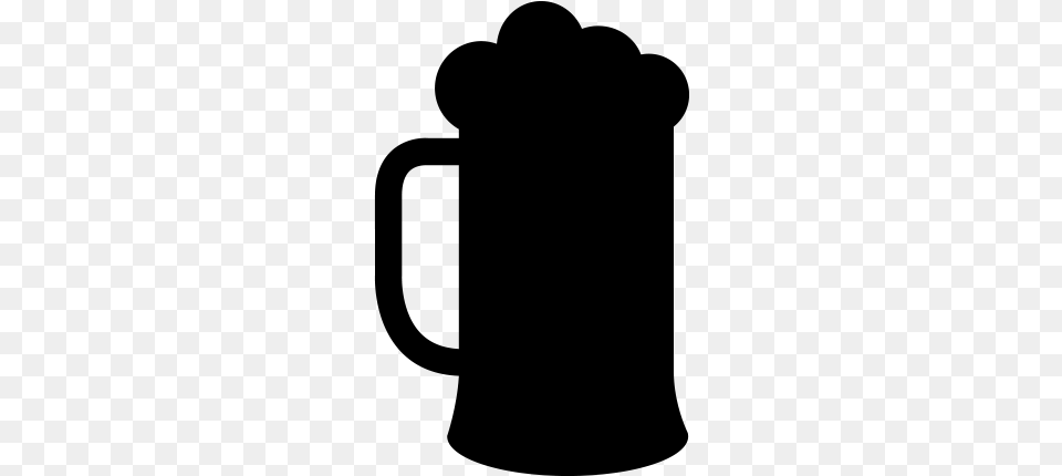 Beer Icon Vector Clip Art, Gray Png Image