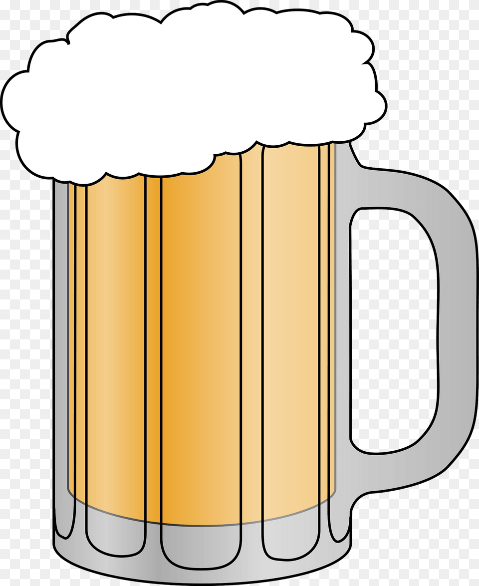 Beer In A Glass Clipart, Alcohol, Cup, Beverage, Stein Free Png