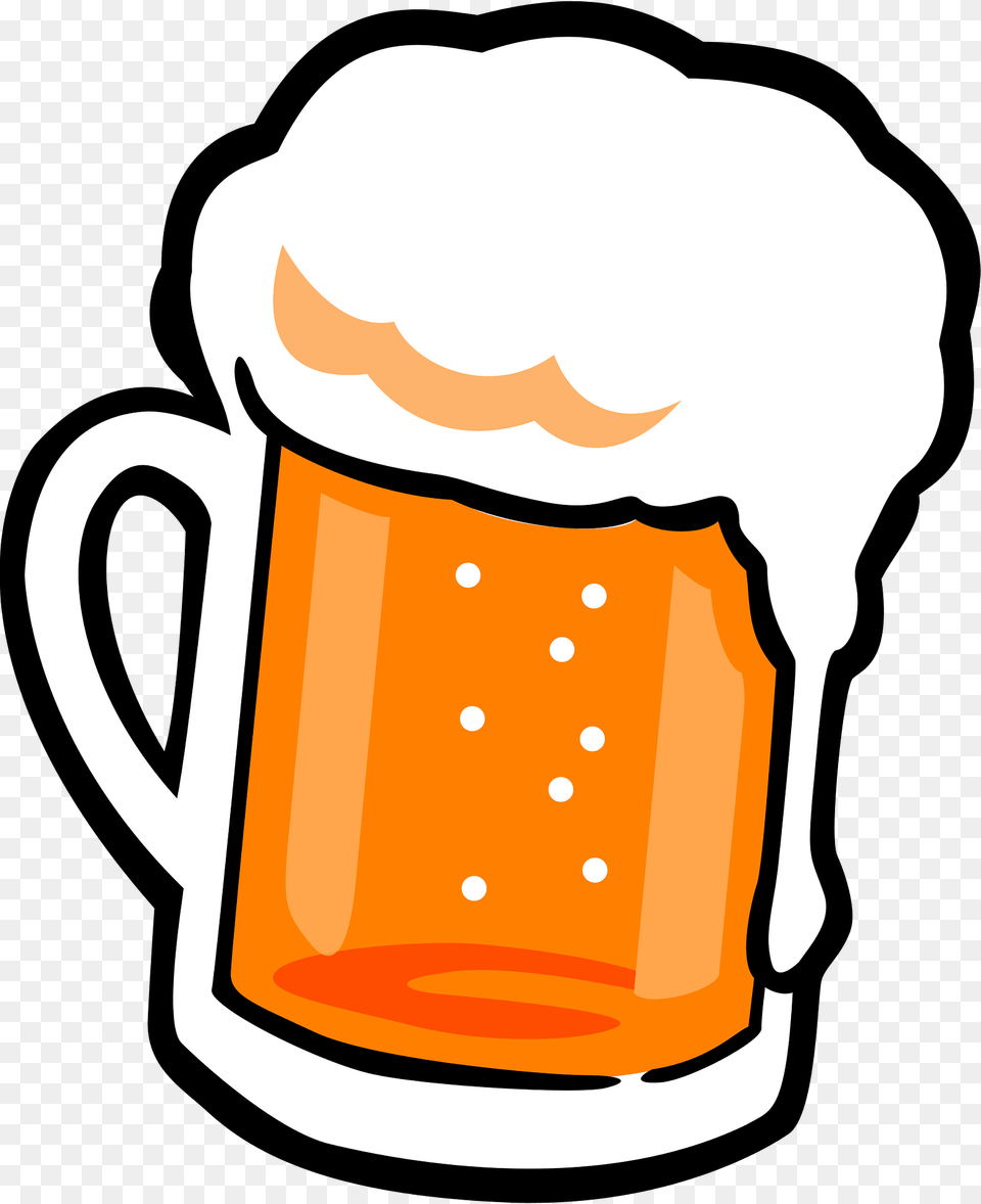 Beer In A Mug Clipart, Alcohol, Glass, Cup, Beverage Free Transparent Png