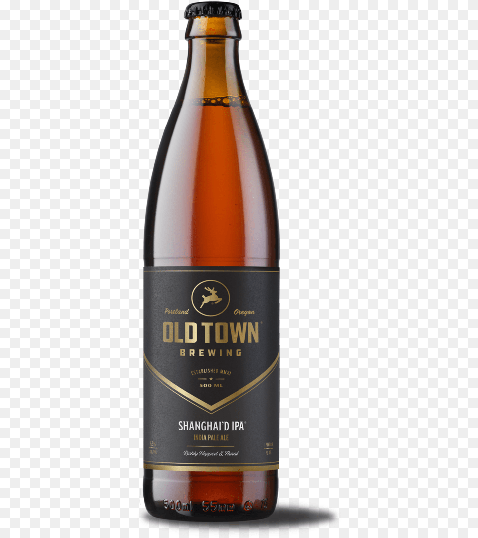 Beer Ipa Old Town Brewery, Alcohol, Beer Bottle, Beverage, Bottle Free Png