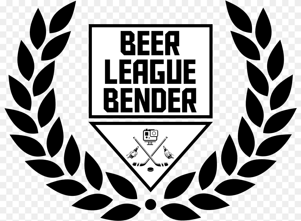 Beer League Bender Laurel Wreath, People, Person, Qr Code, Logo Png Image
