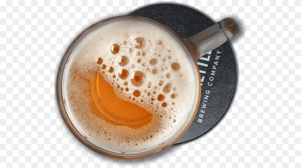 Beer Mat From Hop Kettle Top View Beer, Cup, Alcohol, Beverage, Coffee Free Png Download