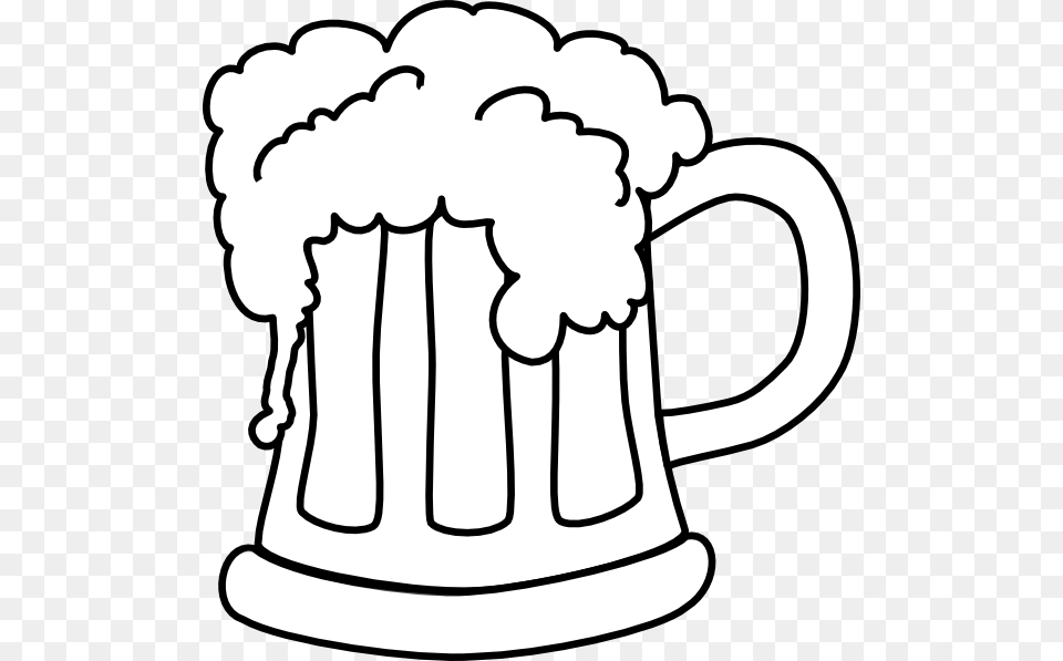 Beer Monochrome Clip Art, Cup, Stein Free Png Download