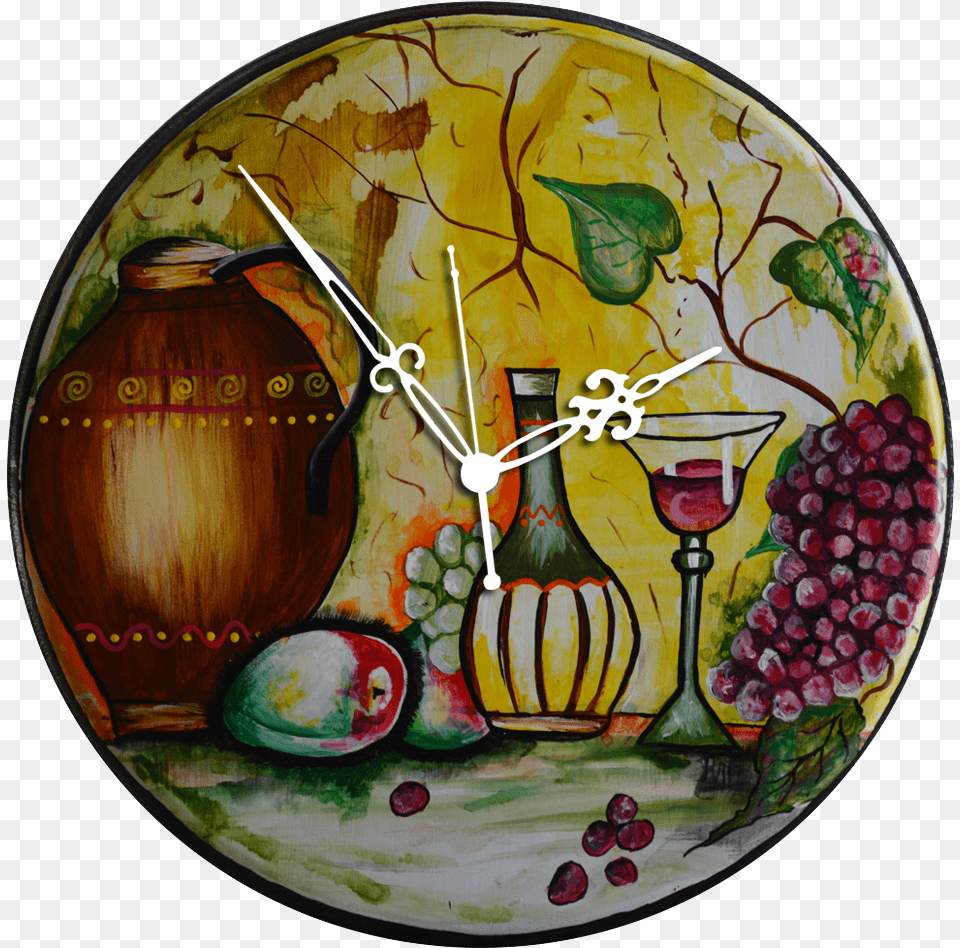 Beer Mug Clock Clock, Wall Clock, Plate, Art, Painting Free Transparent Png