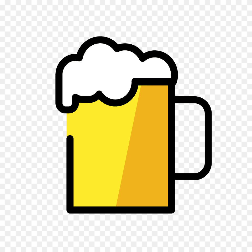 Beer Mug Emoji Clipart, Alcohol, Beverage, Cup, Glass Free Png