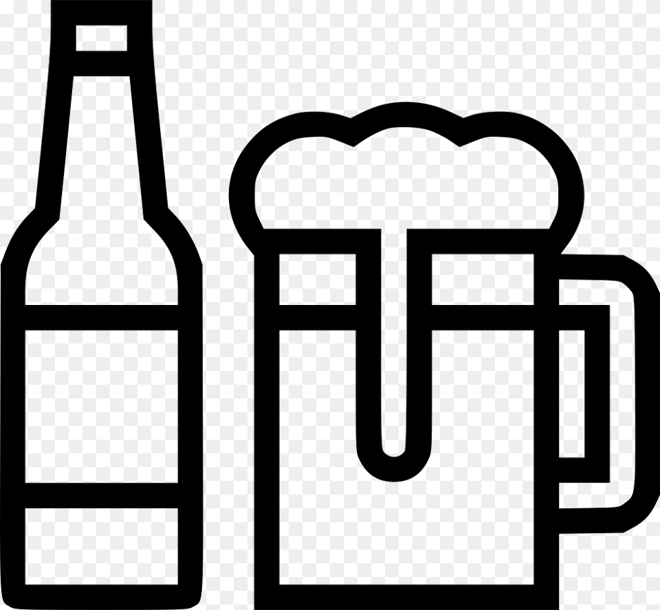 Beer Mug Icon, Alcohol, Beverage, Bottle, Beer Bottle Png