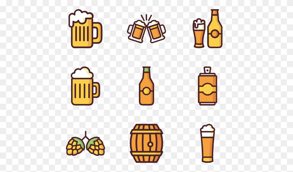 Beer Mug Icons, Alcohol, Beverage, Liquor, Lager Png