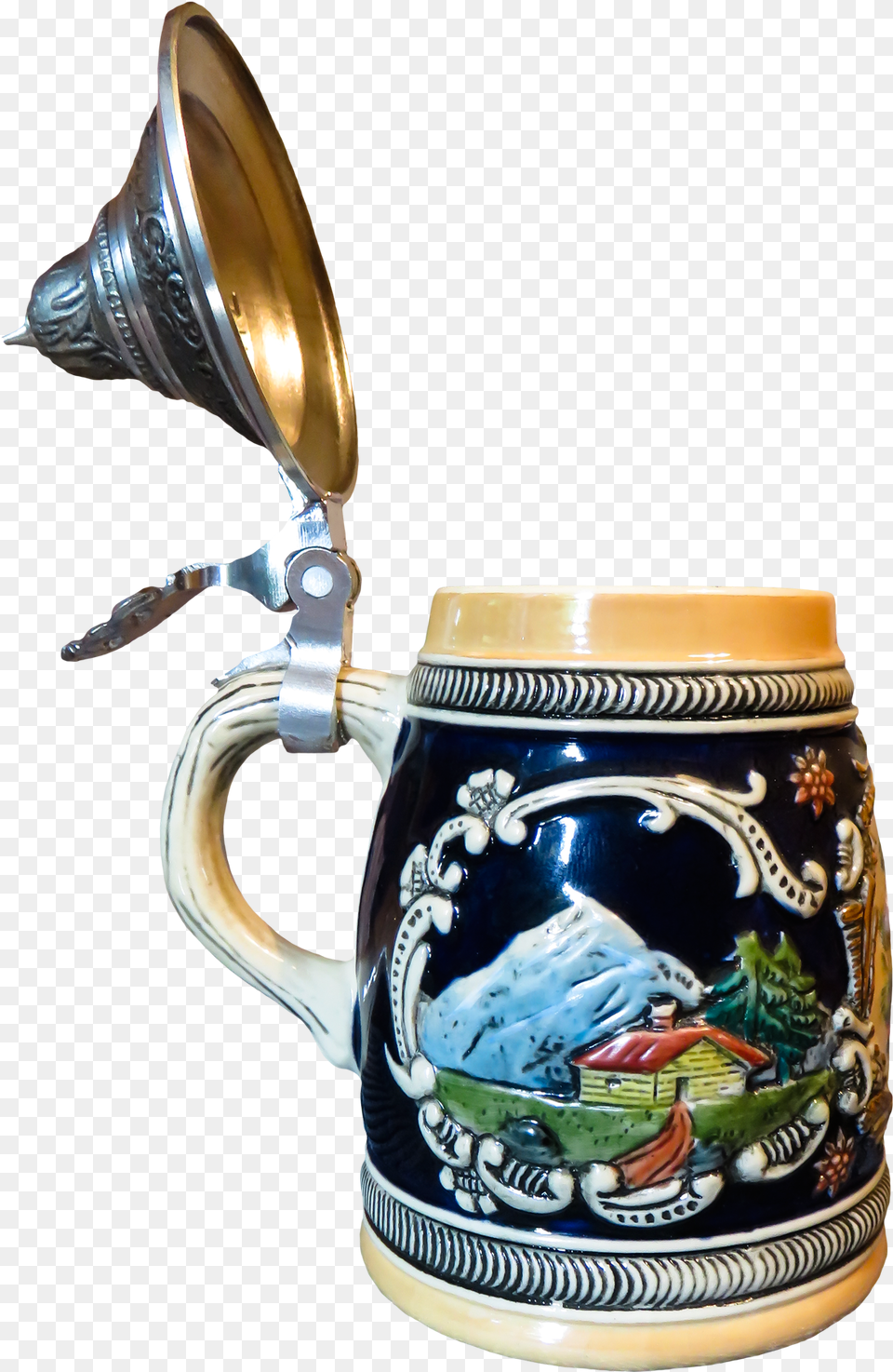 Beer Mug Transparent Image Beer Glassware, Cup, Stein, Smoke Pipe Free Png Download