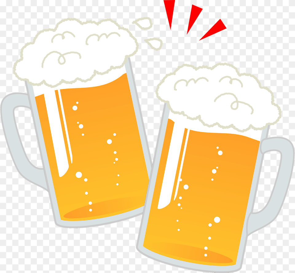 Beer Mugs Clipart, Alcohol, Beverage, Cup, Glass Free Png