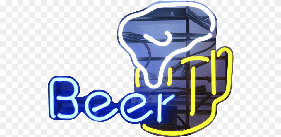 Beer Neon Signs Neon Effect Man Cave And Brand Logo Neon Transparent Neon Bar Sign, Light Free Png Download