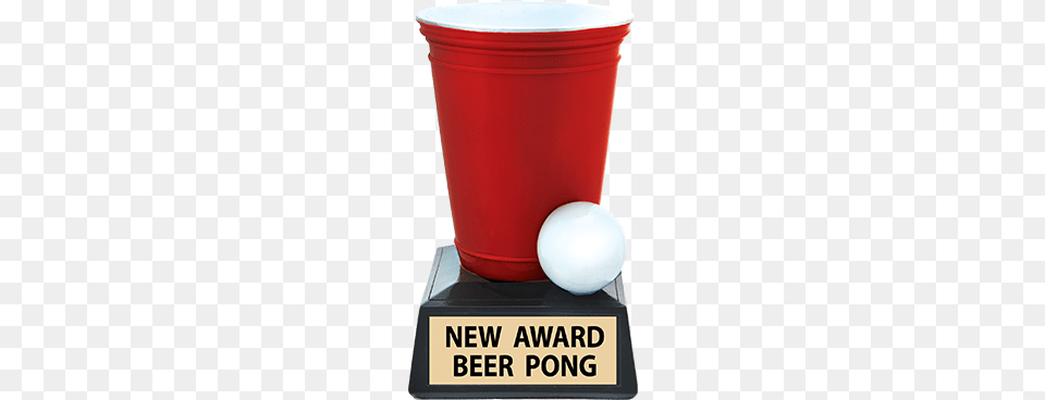 Beer Pong Beer Pong Trophy, Cup, Mailbox Free Png Download