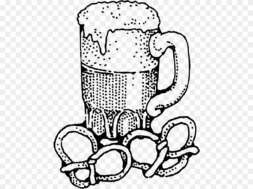 Beer Sports Clip Art Black And White, Cup, Stein, Animal, Canine Png Image