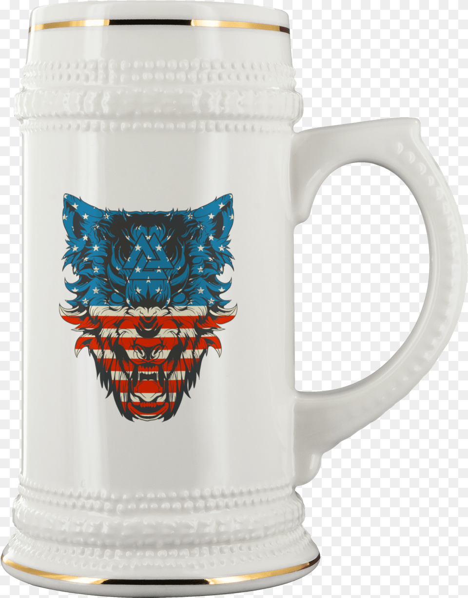 Beer Stein, Cup, Animal, Cat, Mammal Free Png Download