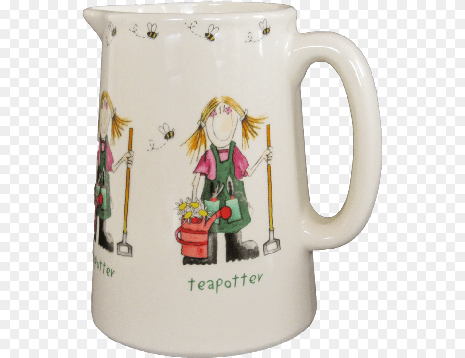 Beer Stein, Cup, Jug, Child, Female Free Png Download