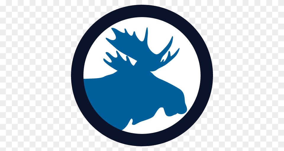 Beer The Blue Moose, Logo, Animal, Mammal, Wildlife Free Png Download