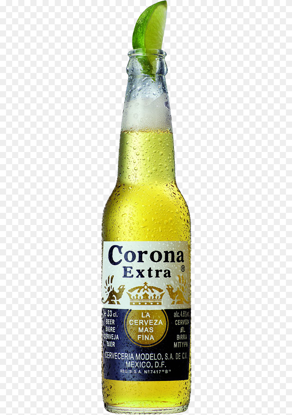 Beer With A Lime, Alcohol, Beer Bottle, Beverage, Bottle Free Transparent Png