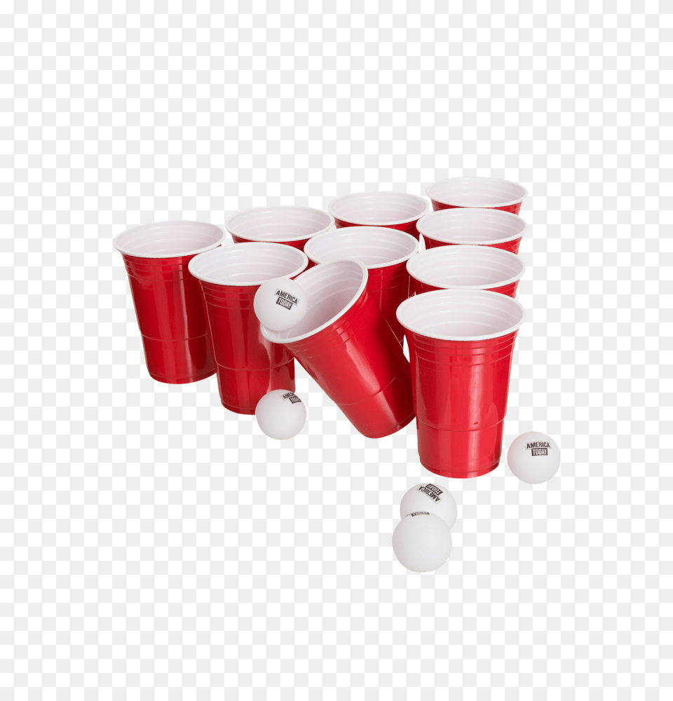 Beerpong Beer Pong Set Beer Pong, Cup, Plastic, Disposable Cup Png Image
