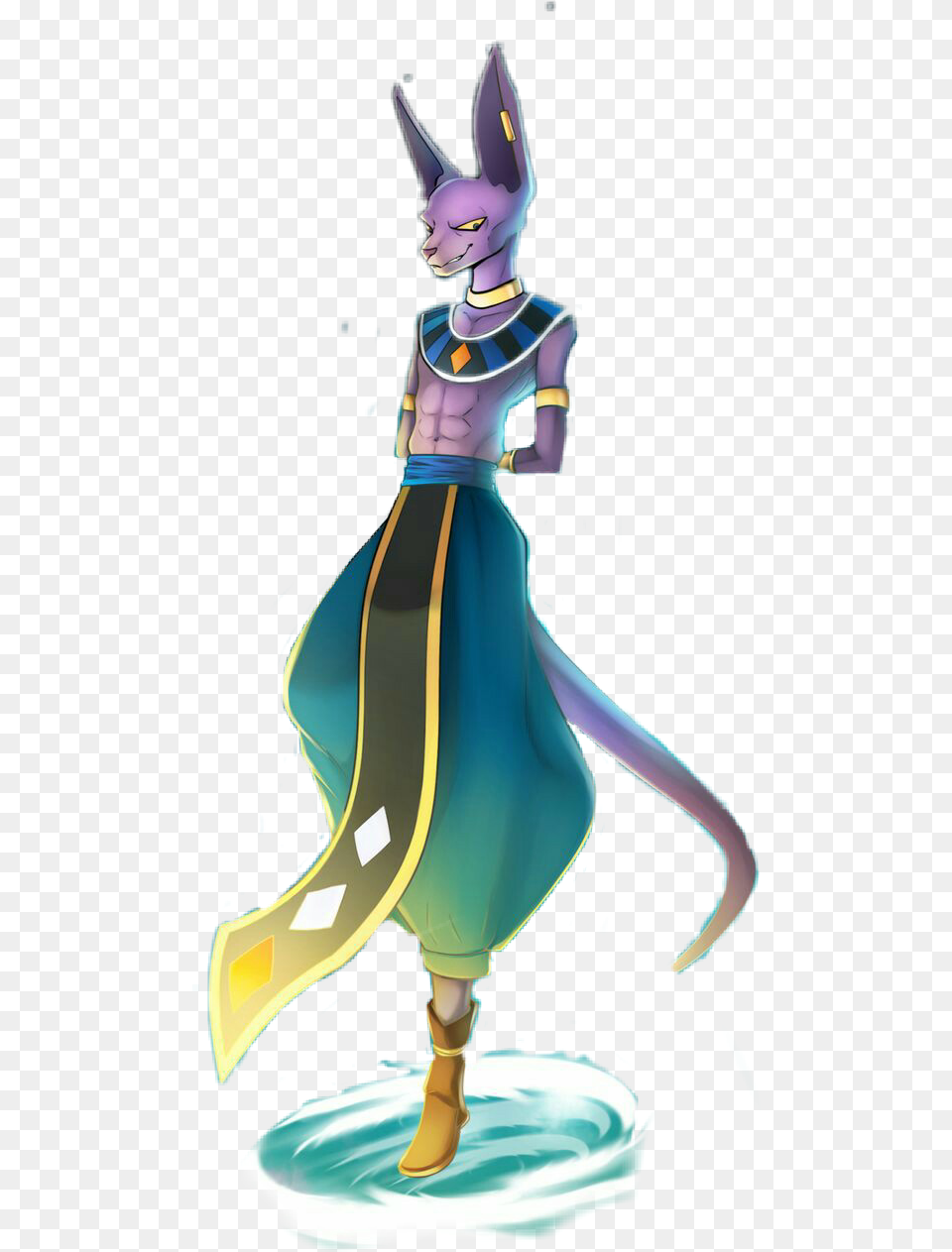 Beerus Sticker By Emotionless Emo Girl Fictional Character, Adult, Person, Female, Woman Free Png Download