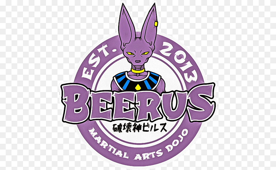 Beerus Tote Bag Cartoon, Purple, Sticker, Logo, Animal Png