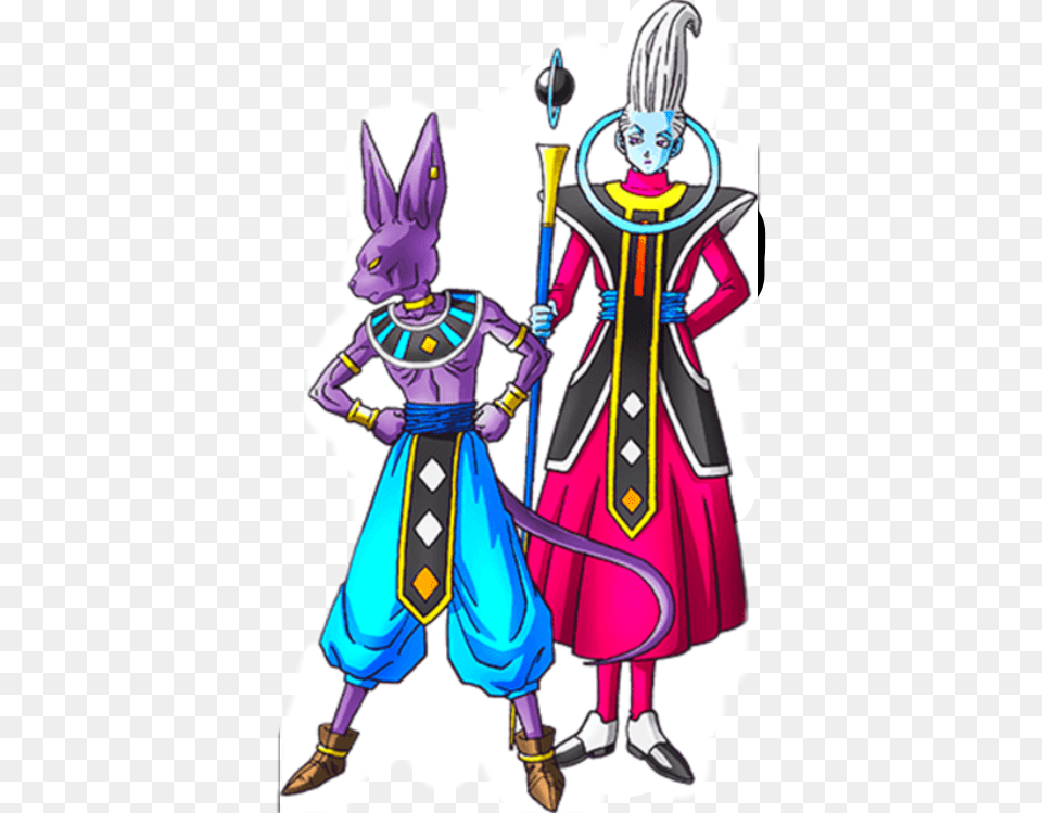 Beerus Whis Dbz Dbs Dragonballsuper Beerus And Whis, Book, Clothing, Comics, Costume Png Image