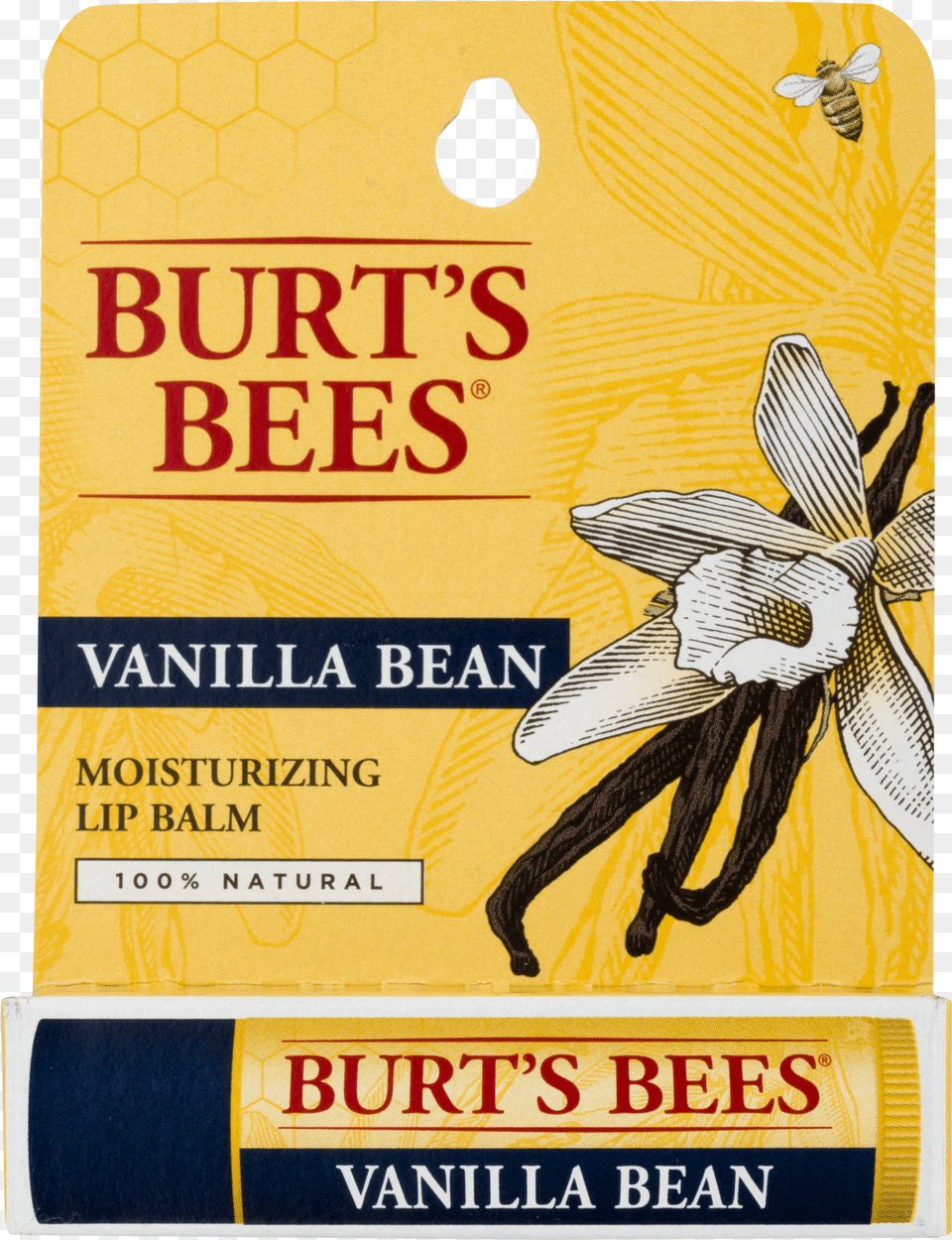 Bees 100 Natural Moisturizing Lip Balm Vanilla Burt39s Bees Lip Balm Vanilla Bean 015 Oz, Nature, Outdoors, Snow, Snowflake Free Png