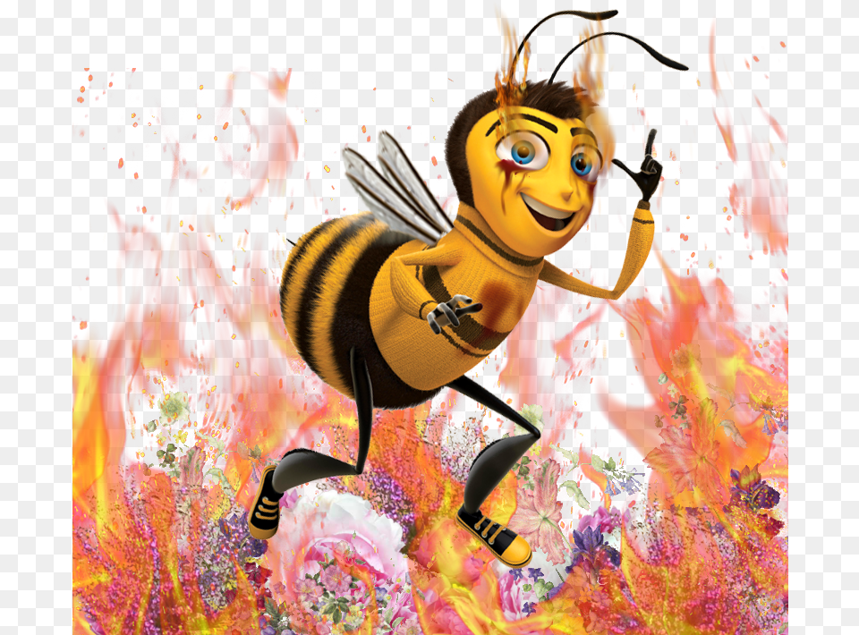 Bees Bee Movie Bee From The Bee Movie, Animal, Invertebrate, Insect, Wasp Png