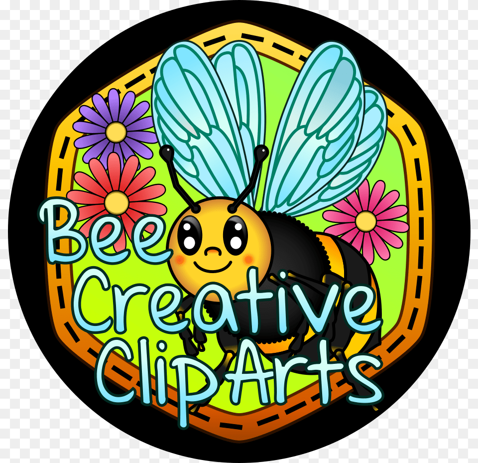Bees Clipart Colorful, Animal, Bee, Insect, Invertebrate Png