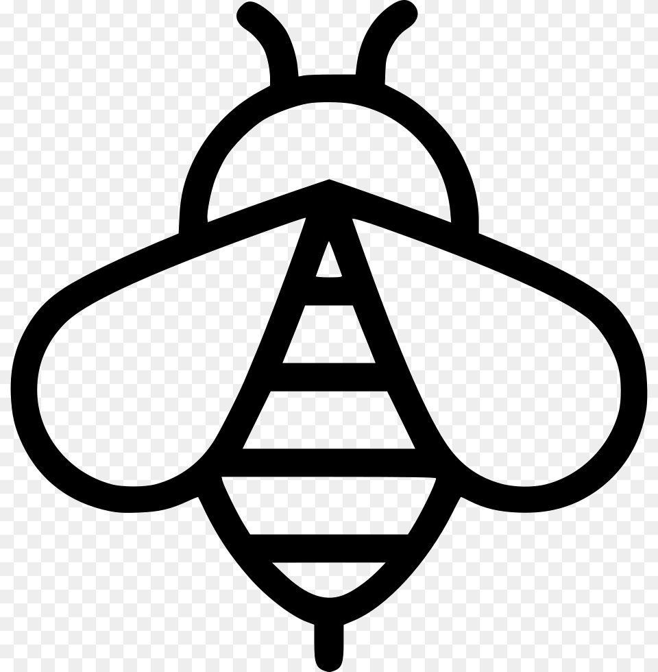 Bees Honey, Stencil, Animal Free Png