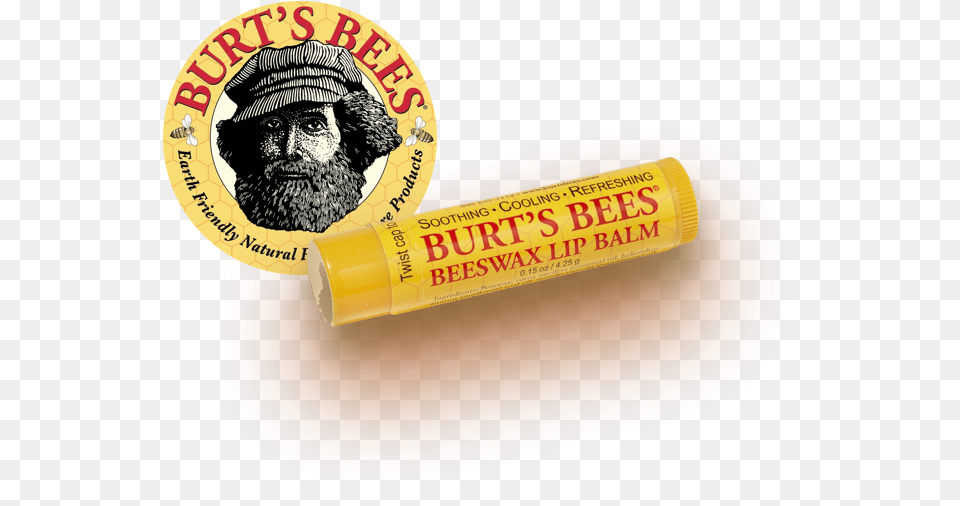 Bees Logo Chapstick Bees, Adult, Male, Man, Person Free Png Download