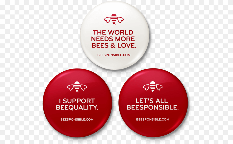 Beesponsible Button Set Honey Jars, Badge, Logo, Symbol, Face Free Png