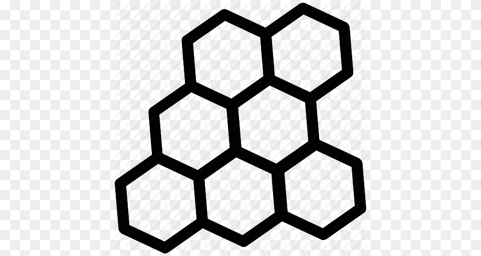 Beeswax Cell Hexagon Honeycomb Shape Icon, Food, Honey Free Png Download