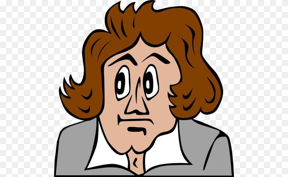 Beethoven Cartoon Clip Art Vector, Person, Head, Face, Photography Free Png
