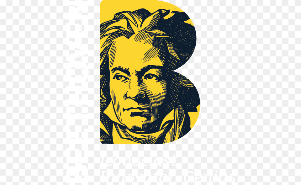 Beethoven Festival Icon Illustration, Adult, Photography, Person, Man Free Png