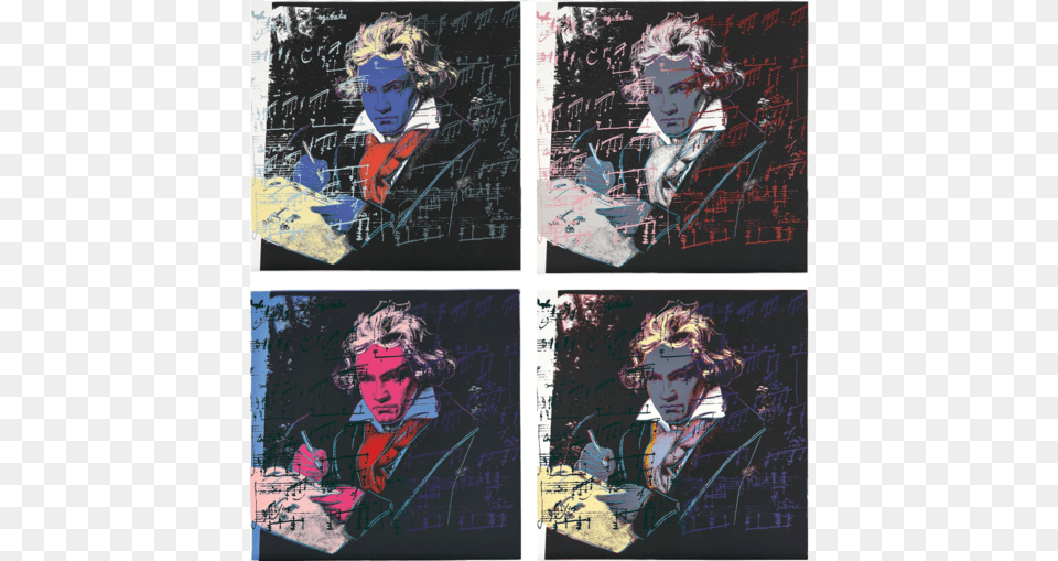 Beethoven Quartet Andy Warhol Beethoven, Publication, Art, Book, Collage Png