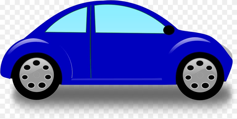 Beetle Car Clipart Blue Clip Art Cartoon Background Car, Alloy Wheel, Vehicle, Transportation, Tire Free Transparent Png
