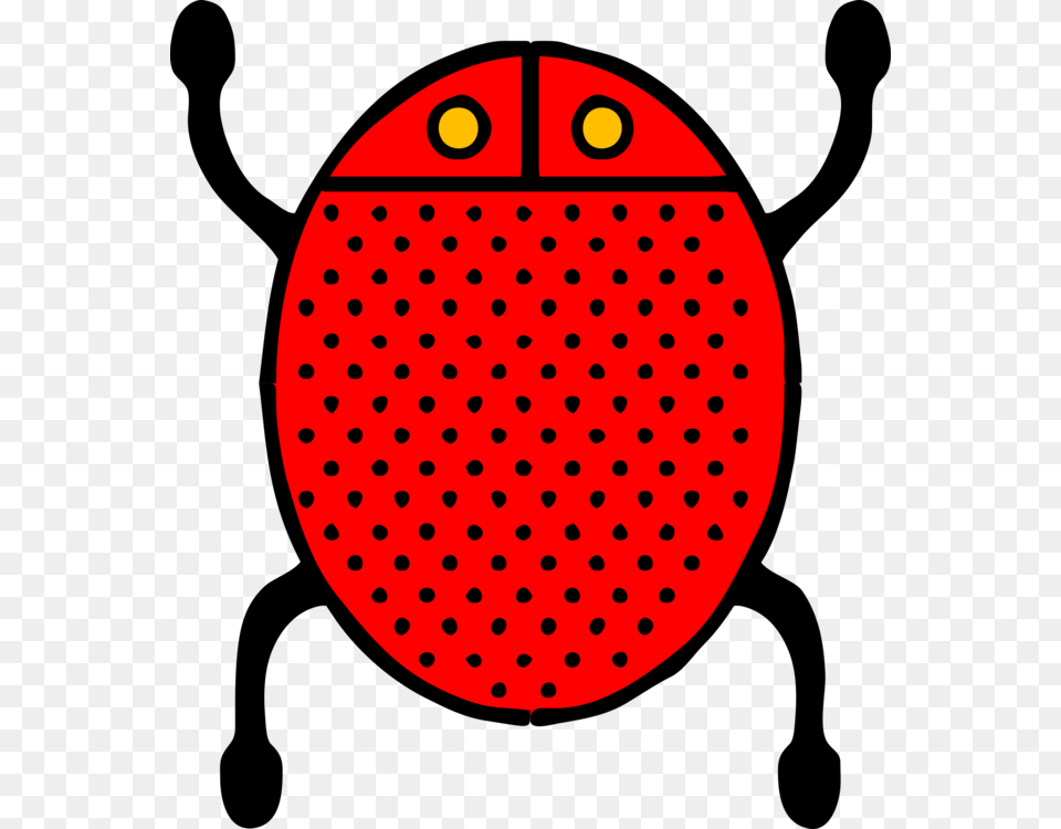 Beetle Computer Icons Seven Spot Ladybird Drawing, Strawberry, Berry, Food, Fruit Free Png Download